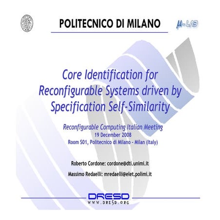 RCIM 2008 - Modello Generale