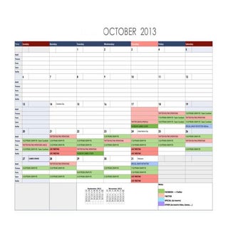 Modello piano editoriale trimestrale