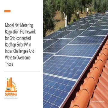 Issues faced by developer for net metering | PDF