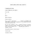 Modelo de Carta de Circularização - Clientes e Fornecedores Modelo de Carta de Circularização - Clientes e Fornecedores