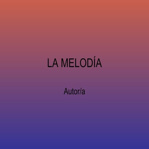 Modelo Ud La MelodíA