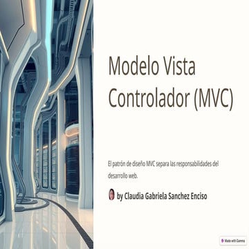 Modelo-Vista-Controlador-MVC para el desarrollo de software