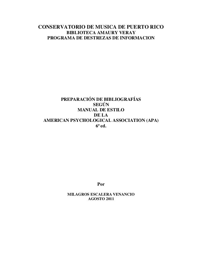 formato apa portada