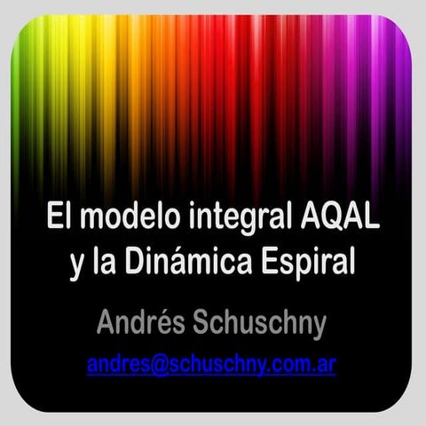 El modelo integral AQAL y el modelo de la dinámica espiral