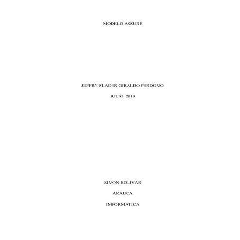 Modelo assure | PDF