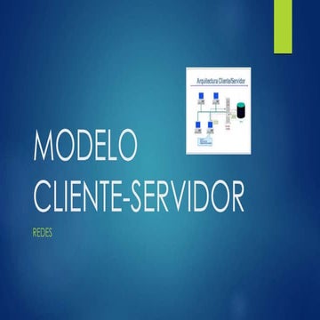 Modelo cliente servidor | PPTX