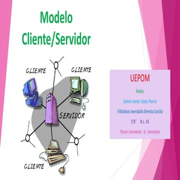 Presentacion actividad cliente - servidor | PPTX