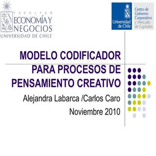 Modelo Codificador Para Procesos De...
