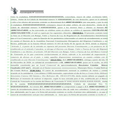 Modelo contrato arrendamiento local | PDF
