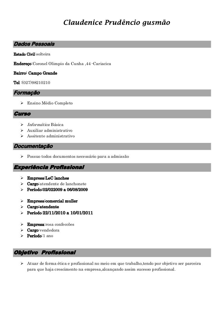 modelo curriculo modelo curriculo