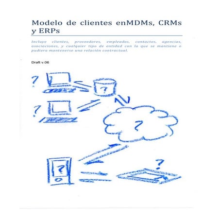 Modelo de clientes en MDM s, CRMs y ERPs