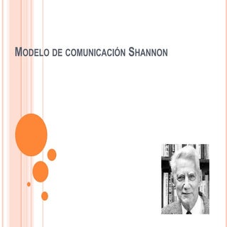 Modelo de comunicación shannon