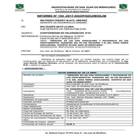 Modelo de conformidad de valorizacion