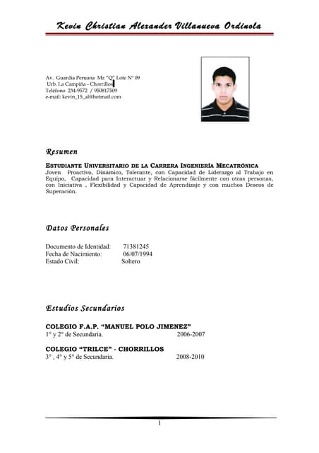 europass cv victor guatemala