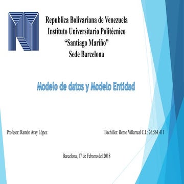 Modelo de datos y Modelo de Identidad 