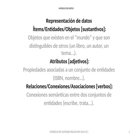 Ejemplo de MER | PPTX