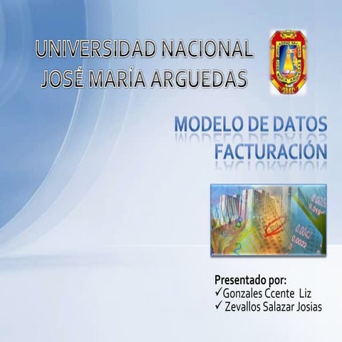 Modelo de datos facturacion