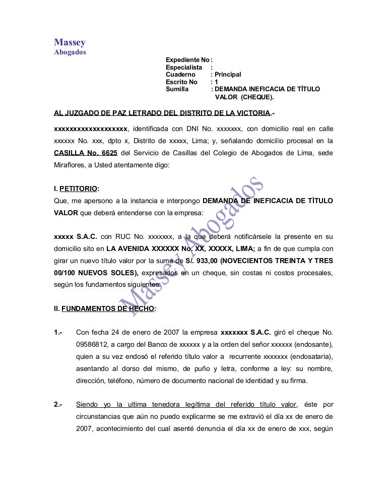 Modelo Demanda Cancelacion Hipoteca prestamosrhymen