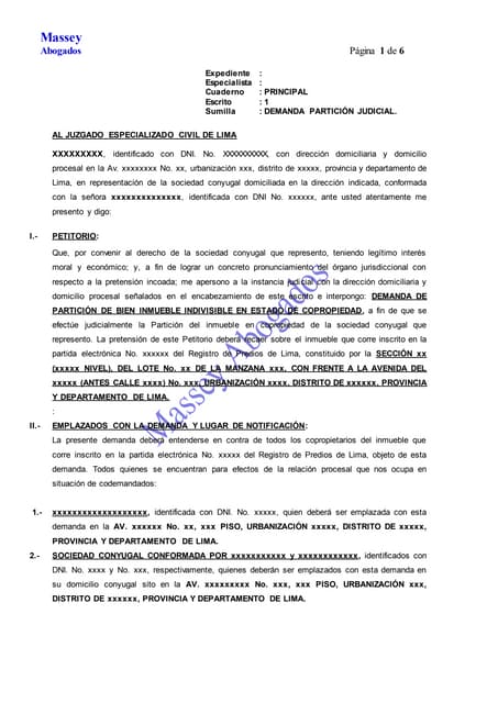 Declaratoria de herederos modelo