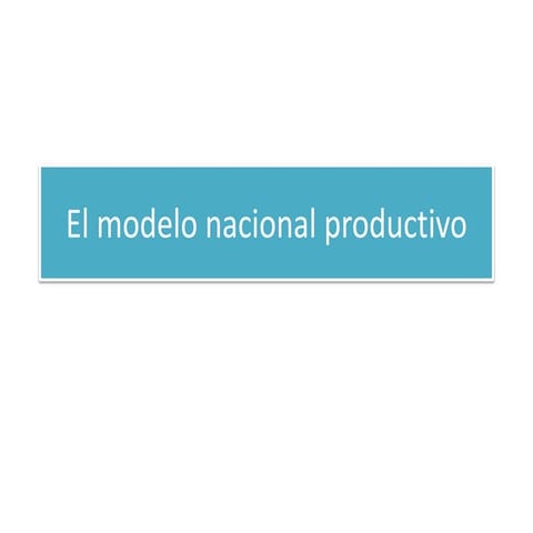 Modelo de desarrollo y políticas públicas  pablo rossell