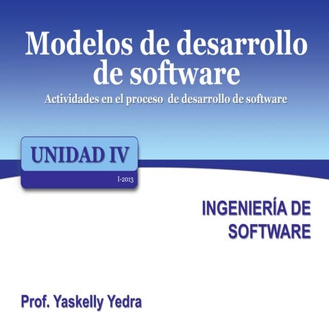 Modelo de desarrollo de software