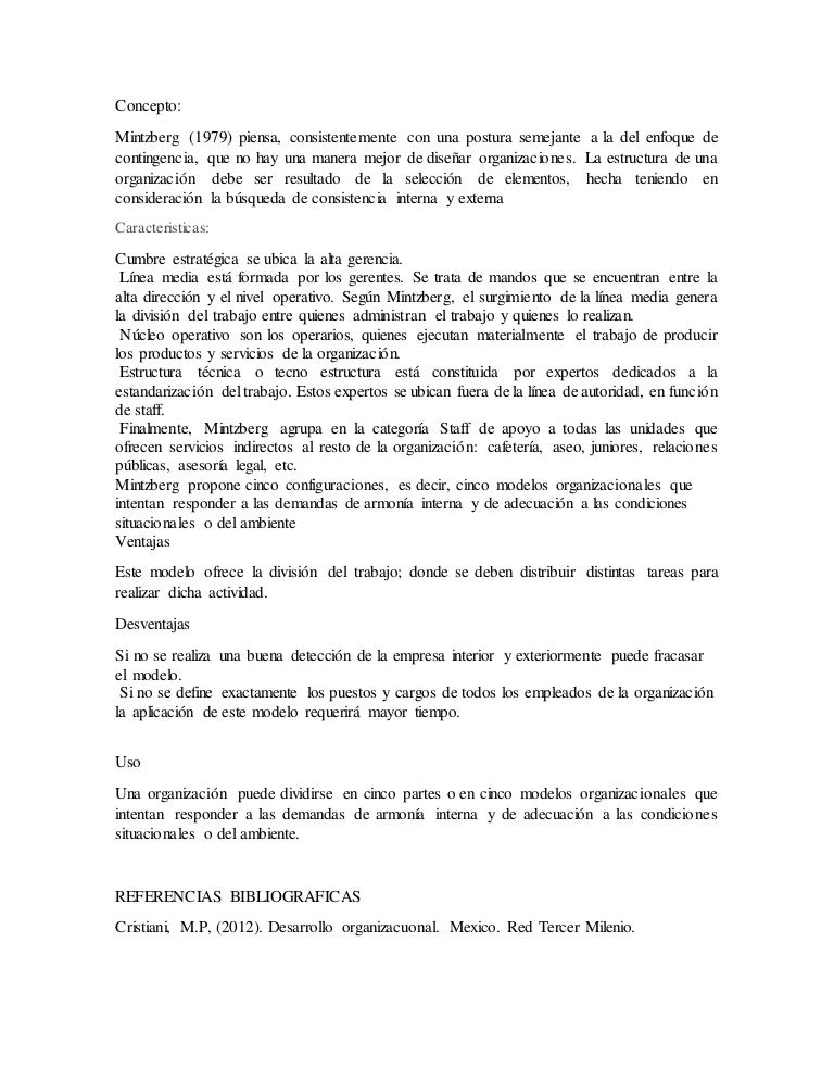 Modelo De Mintzberg