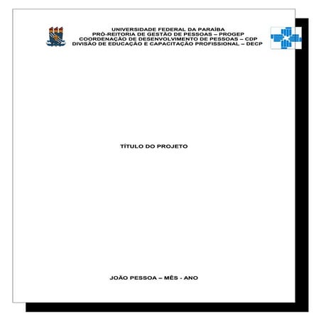 Modelo de projeto de capacitacao 0