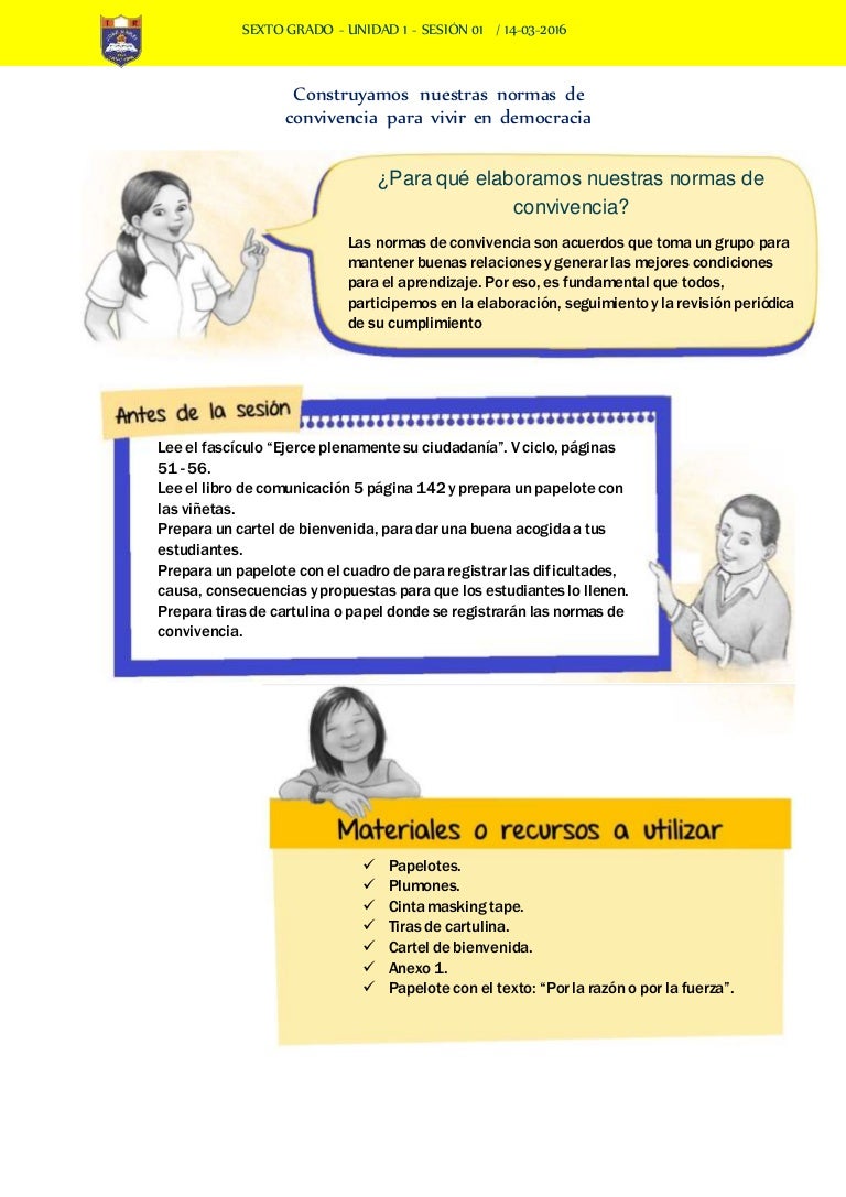 SESIÓN DE APRENDIZAJE (MINEDU) ADAPTADO A WORD