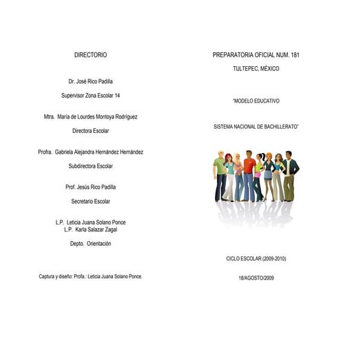 Modelo Educativo 2009 2010