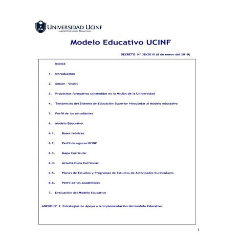 Modelo Educativo ActualizacióN