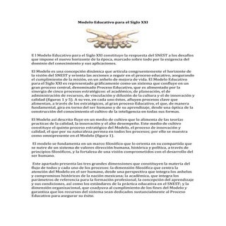 Modelo educativo para el siglo xxi