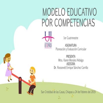 Modelo educativo por competencias 