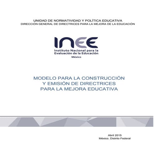 Modelo emision directrices 