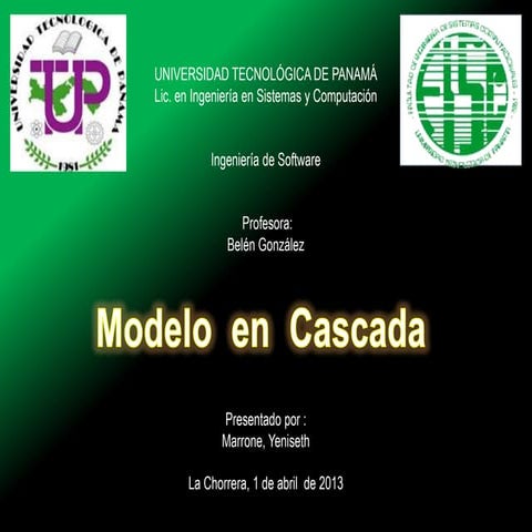 Modelo en cascada