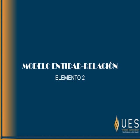 Modelo entidad relacion