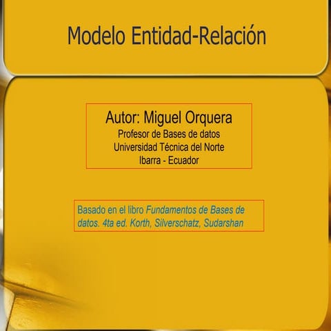 Modelo entidad relación parte 1