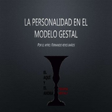 La Personalidad en el Modelo Gestalt