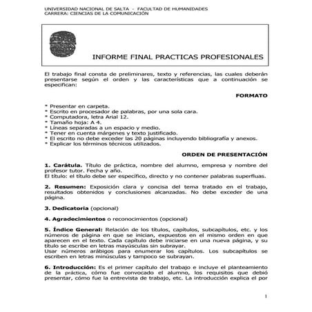 Modelo informe prácticas