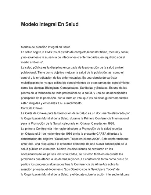 RED INTEGRAL DE SALUD EN VENEZUELA MEDICINA | PPT