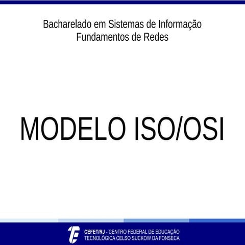 Modelo ISO/OSI | ODP