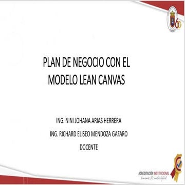 MODELO LEAN CANVAS | PDF