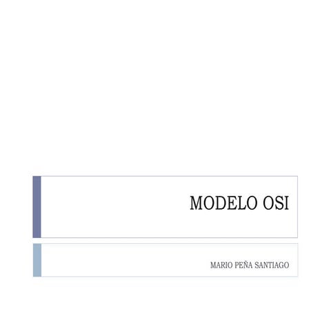 Modelo OSI