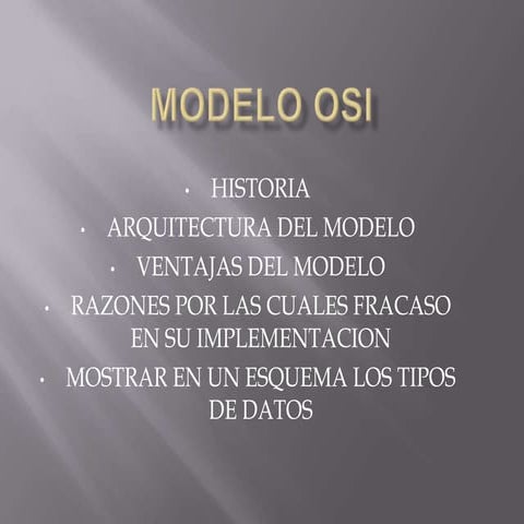 Modelo Osi