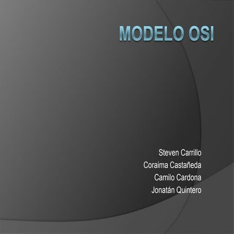 Modelo osi