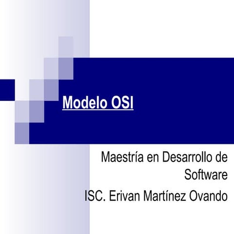 Modelo OSI, red de computadoras