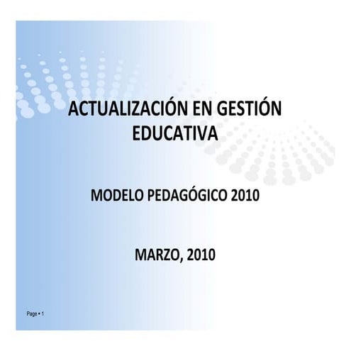 Modelo pedagógico Universidad de Boyacá