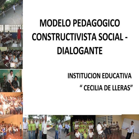 Modelo Pedagogico Constructivista Social   Dialogante