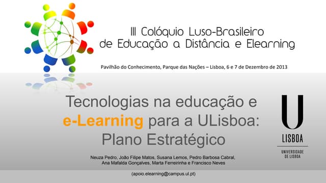 Tecnologias na ULisboa