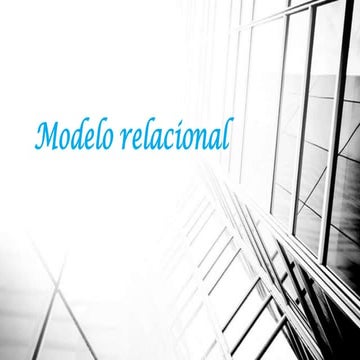 Clase 2 Modelo Relacional - MR | PDF