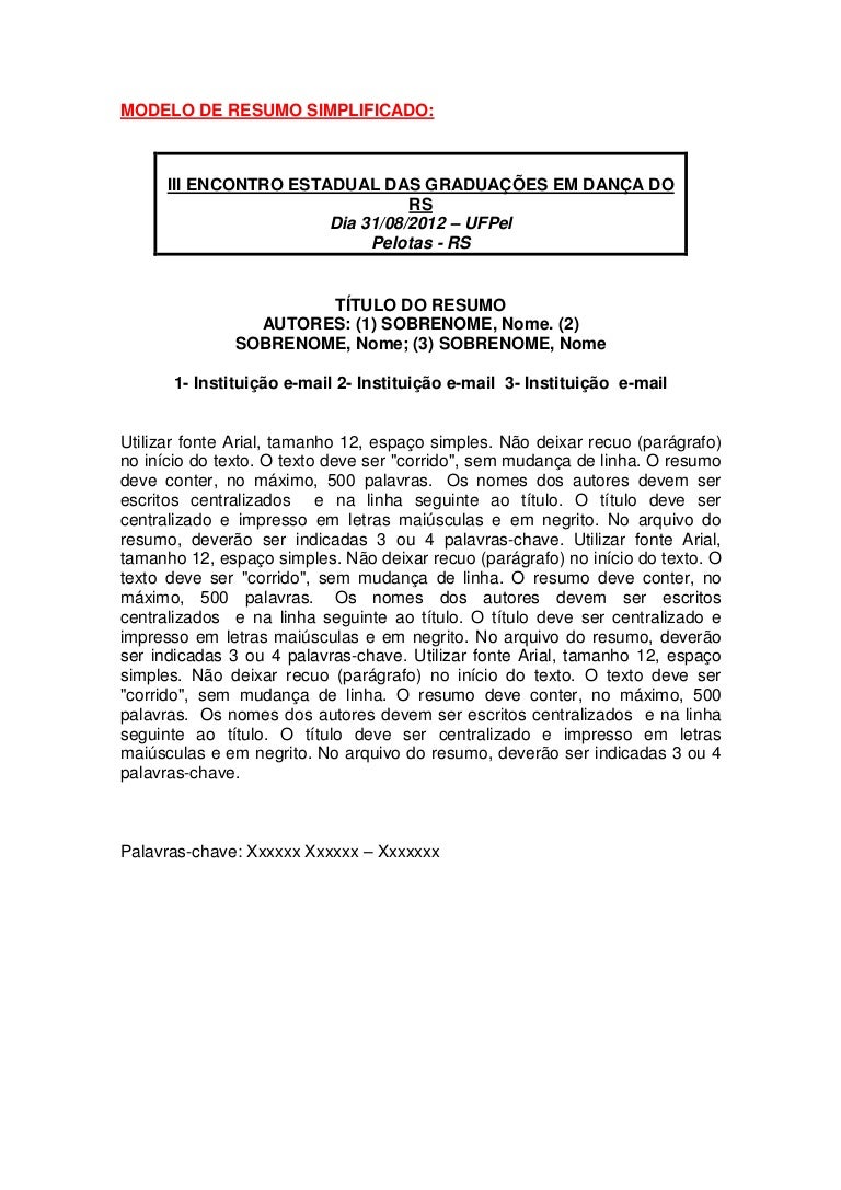 Como fazer um bom resumo de artigo Como fazer um bom resumo de artigo